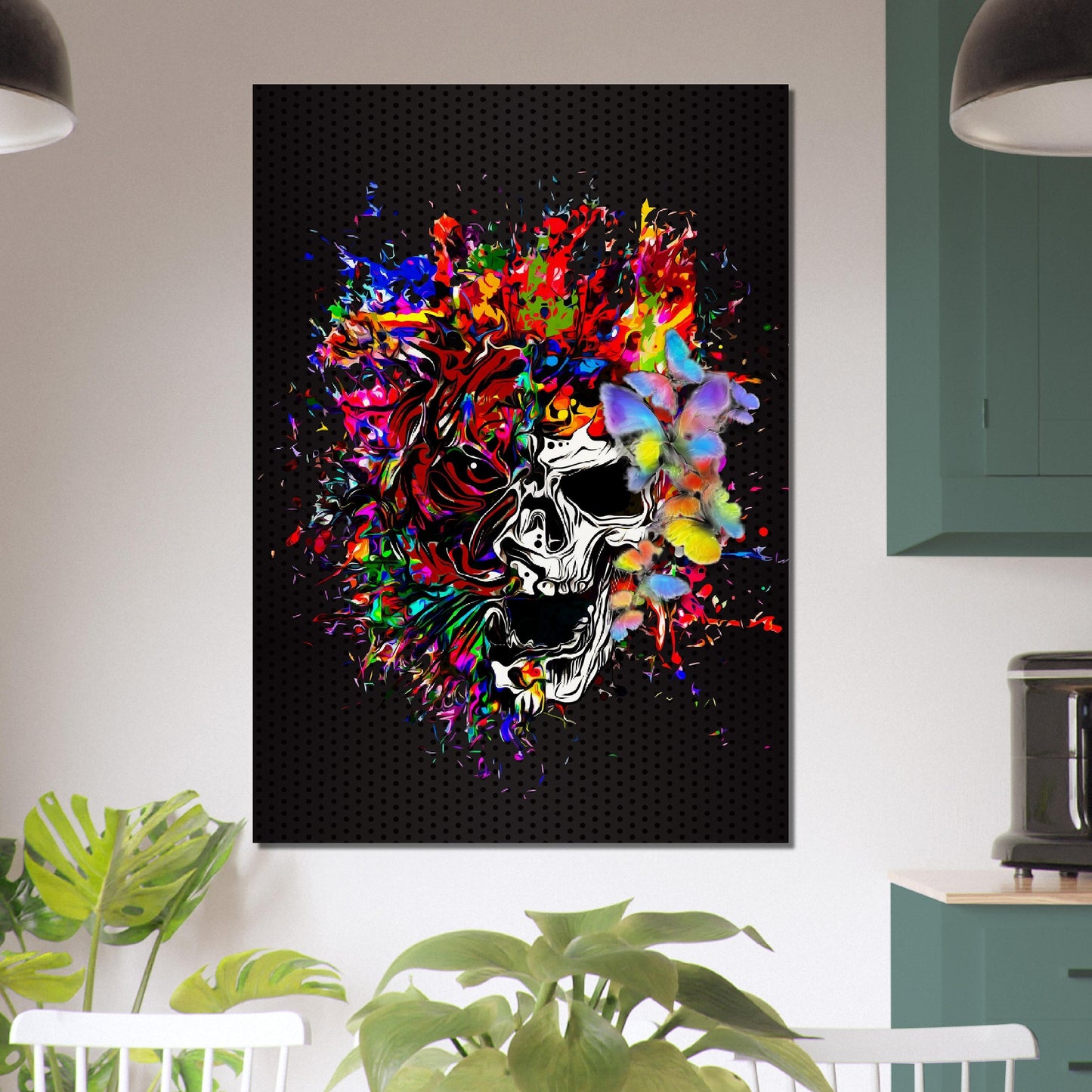 Abstract Skull